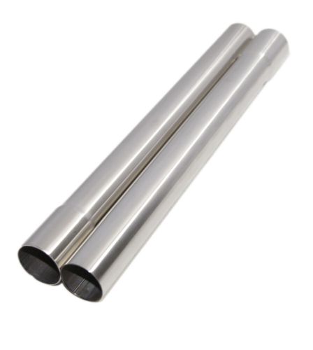 2PC Straight Tailpipe Exhaust Pipe1 3/4"ID to1 3/4"ODx18"Length SS+Clamps, US $39.75, image 6