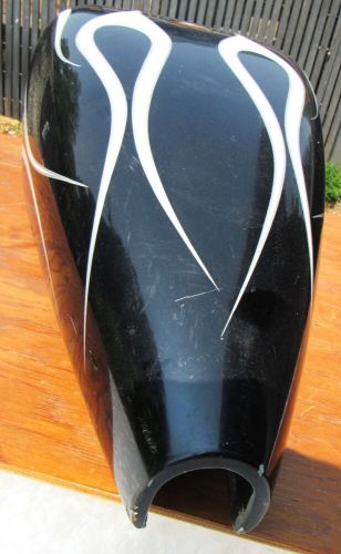 Vintage HARLEY DAVIDSON Gas Tank White Flames, US $106.88, image 2