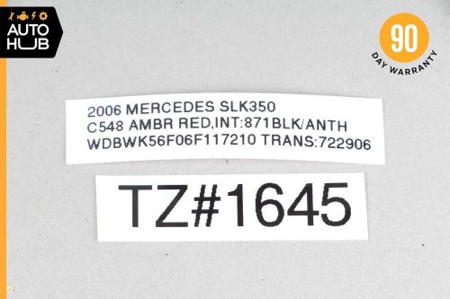 01-11 Mercedes R171 SLK350 SLK320 Front Left or Right ABS Wheel Speed Sensor OEM, US $50.00, image 6