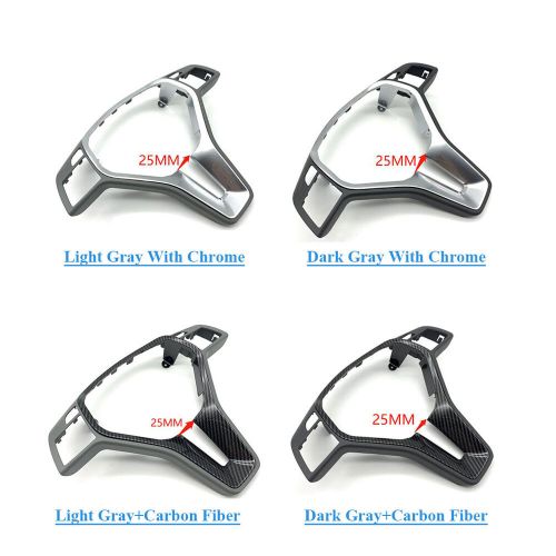 For Benz C Class C204 W204 25mm Steering Wheel Outer Frame Cover Light Gray, US $46.82, image 5