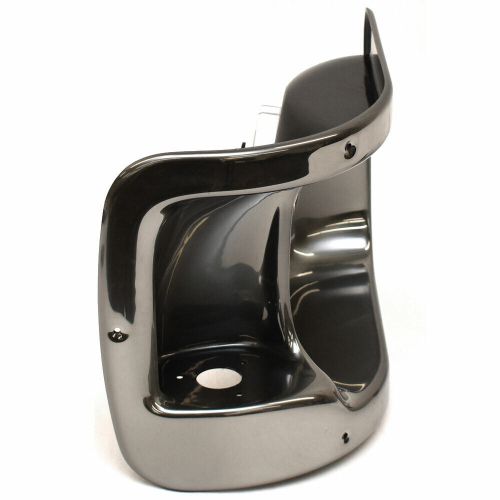 Crest pontoon boat horn corner panel | metallic silver pewter