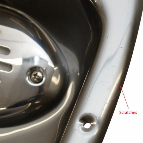 Crest Pontoon Boat Horn Corner Panel | Metallic Silver Pewter, US $107.34, image 4