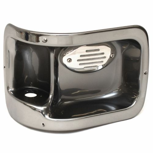 Crest Pontoon Boat Horn Corner Panel | Metallic Silver Pewter, US $107.34, image 5