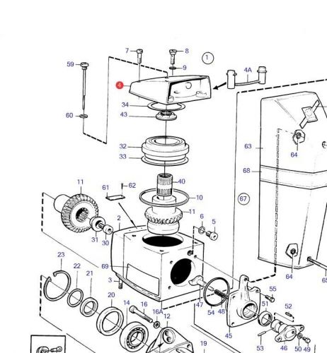 Volvo Penta top cover 854677, US $124.99, image 2
