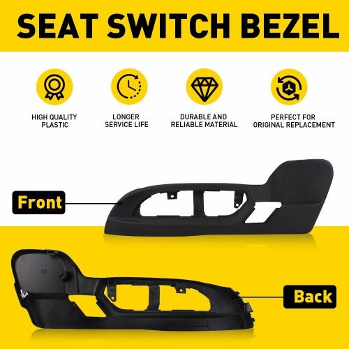 Drivers Black Switch Seat Bezel Trim PP For 2009-17 Traverse Acadia Enclave, US $36.99, image 7