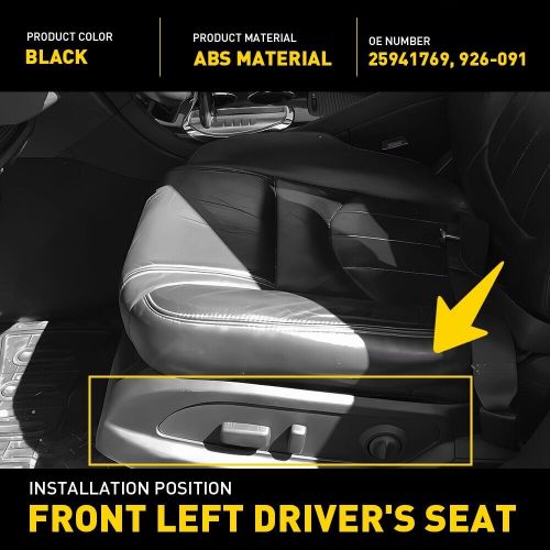 Drivers Black Switch Seat Bezel Trim PP For 2009-17 Traverse Acadia Enclave, US $36.99, image 8