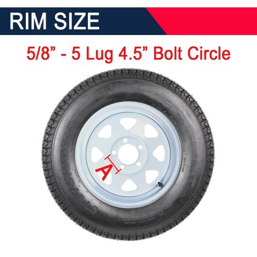 Trailer tires and 13" rims and wheels 5 lug 6 pr st175/80d13 175 80 13 tires