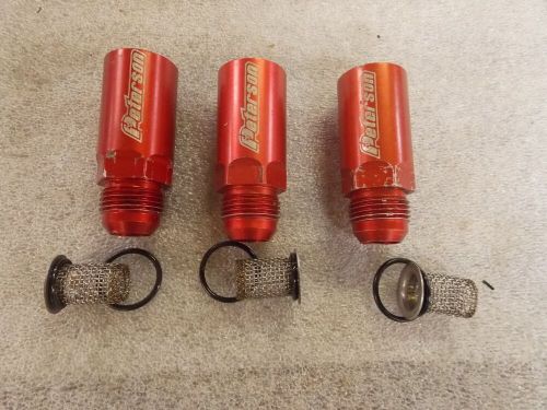 3 peterson fluid 09-0404 -12an scavenge filter, dry sump pan screen