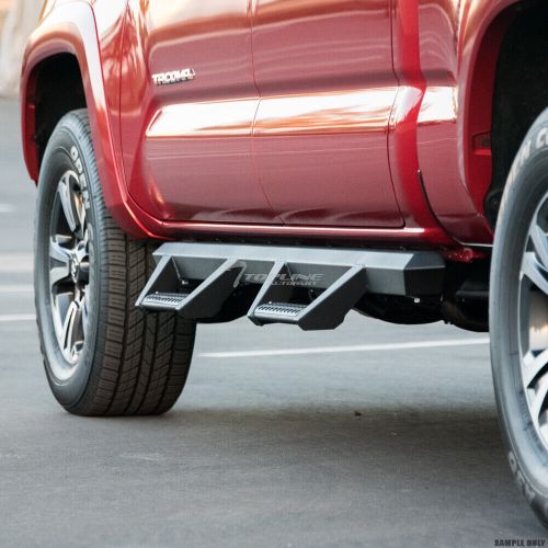 Topline For 2009-2018 Dodge Ram Quad Hoop Drop Step Side Nerf Bars v2 -Matte Blk, US $270.00, image 4