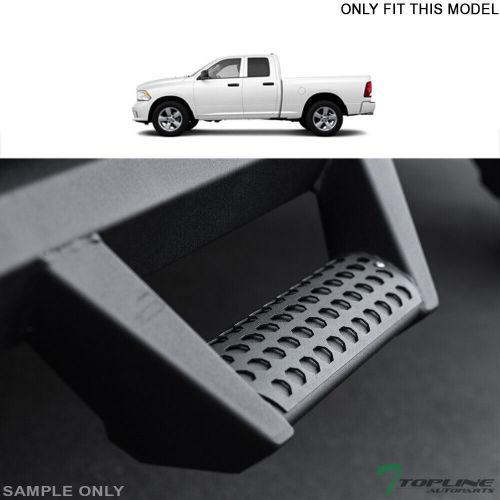 Topline For 2009-2018 Dodge Ram Quad Hoop Drop Step Side Nerf Bars v2 -Matte Blk, US $270.00, image 12