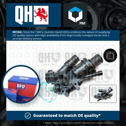 Coolant Thermostat fits FORD C-MAX Mk2 TDCi 2.0D 10 to 19 QH 1681993 1779760 New, US $, image 2