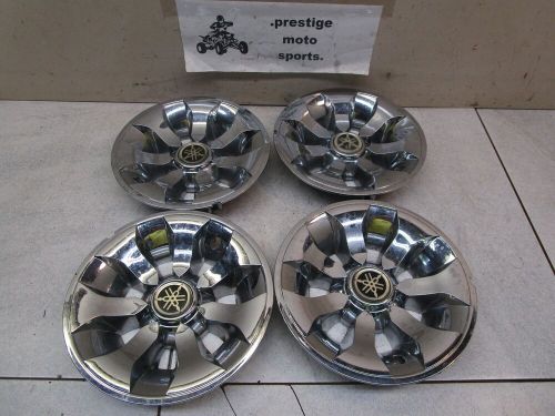 YAMAHA 8" HUB CAPS ! Club Car EZGO Wheel Cover Golf Cart OEM rim Stock SET OF 4, US $29.99, image 2