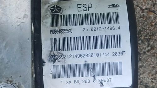 2010 JEEP WRANGLER 3.8L ABS ANTI-LOCK BRAKE MODULE ABS PUMP ASSEMBLY OEM, US $499.00, image 2