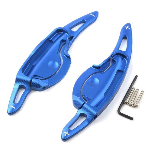 Blue Aluminum Steering Wheel Paddle Shifter Extension For Hyundai LA FESTA 19, US $26.48, image 3
