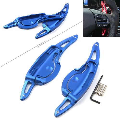 Blue Aluminum Steering Wheel Paddle Shifter Extension For Hyundai LA FESTA 19, US $26.48, image 8