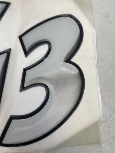 G3 RAISED DECAL EMBLEM 159061-01 SILVER / BLACK 15 3/8" X 11 1/8" MARINE BOAT, US $74.95, image 4