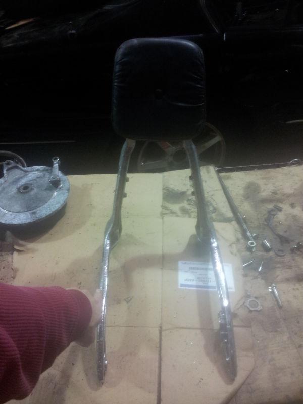 1985 yamaha virago xv 1000 sissy bar / backrest and pad   ric5