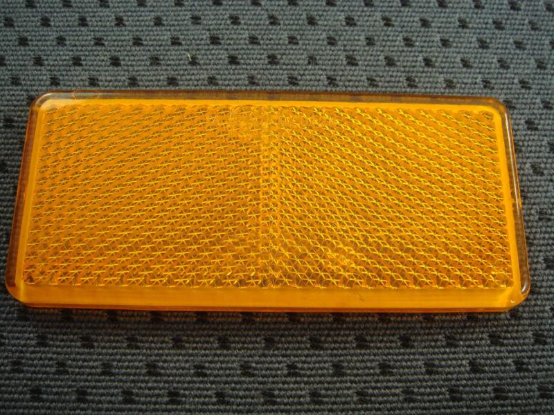 Brand new yellow orange reflector   for  camper trailer car universal *203