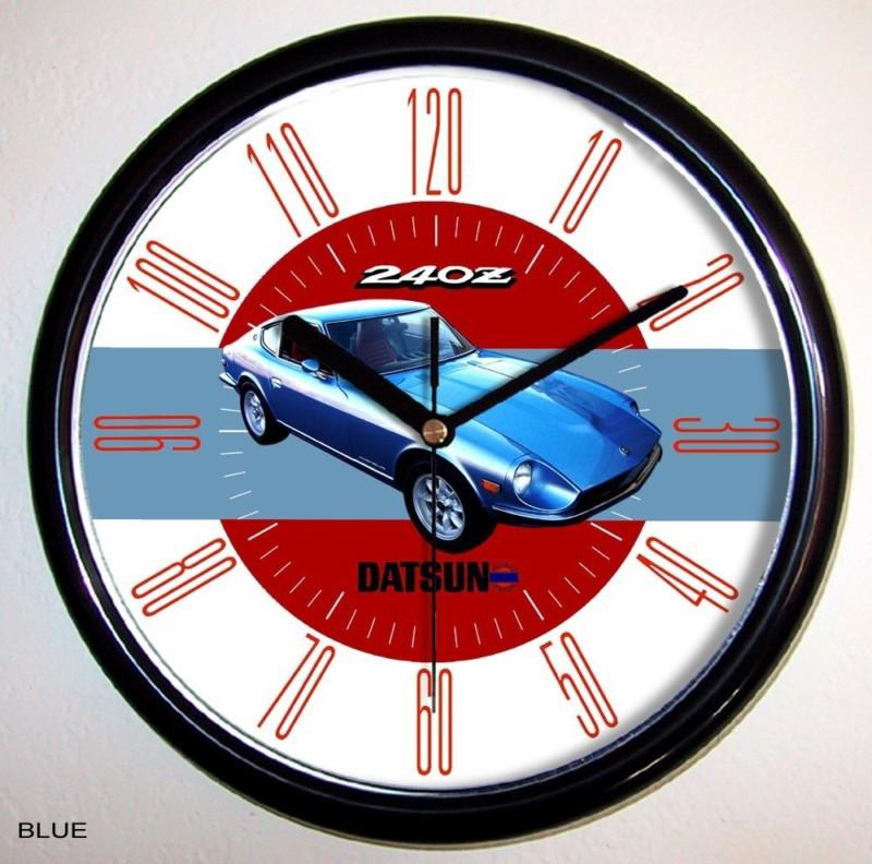 Datsun / nissan 240z wall clock - 240 z fairlady choice of 8 colors
