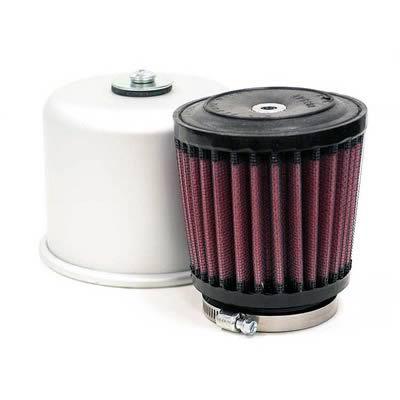 K&n rubber mounting flanged covered air filter 3 1/2" dia round 54-1040