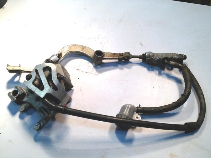 2004 honda cr85 rear brake system caliper master cylinder hose petal cr 85 04