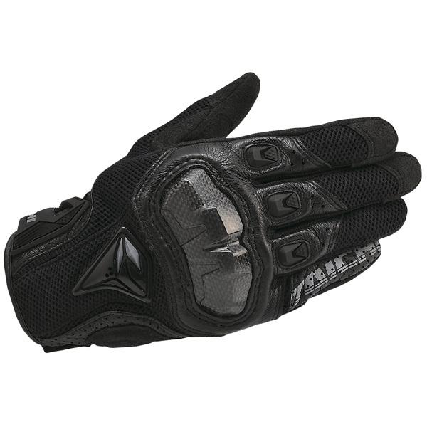 Black  motorcycle motorbike sports racing cycling armed mesh gloves m
