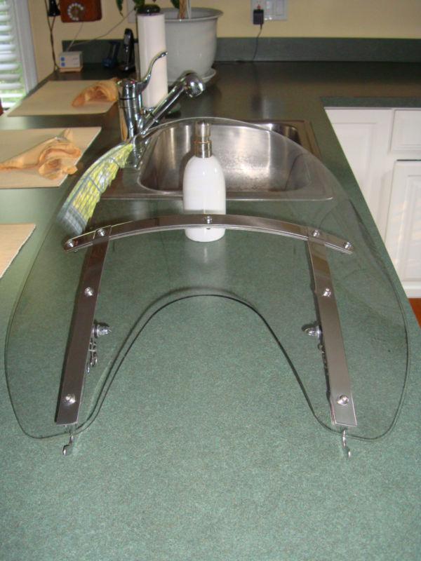 Harley davidson detactable clear windshield part no, 58340-96