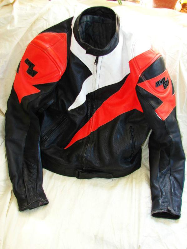Sell AGV Sport Leather Motorcycle Jacket Heavy w/Kevlar in Newville
