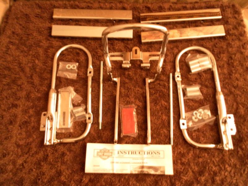 Sell Harley Road King Chrome 4Channel Luggage Rack 5339194 New in