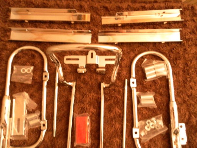 Sell Harley Road King Chrome 4Channel Luggage Rack 5339194 New in