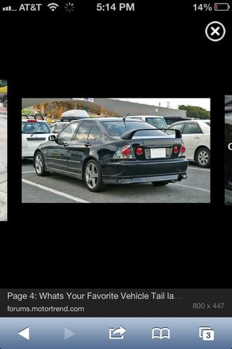 JDM Toyota Altezza spoiler wing OEM part from Japan. Lexus IS300 TRD, US $175.00, image 6