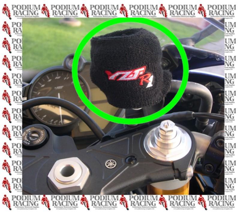 Yamaha yzf-r r1 1000 brake reservoir cover - black