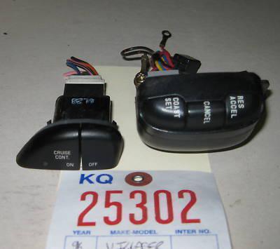 Mercury 95 villager cruise control switch black 1995