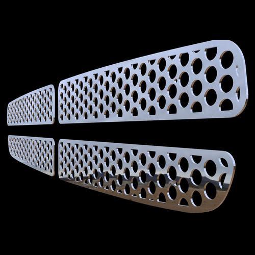 Dodge Durango 97-03 Circle Punch Polished Stainless Truck Grill Insert Add-On, US $71.95, image 3
