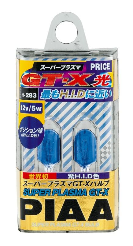 Piaa 19283 168 super plasma gt-x; wedge multi purpose replacement bulb
