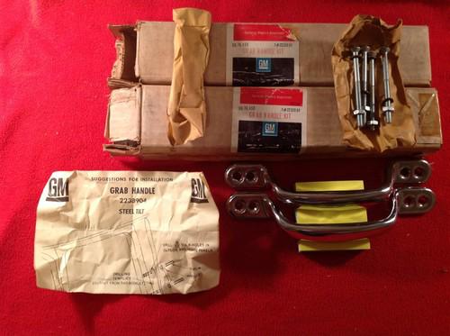 Nos 67-74 chevy truck gmc chrome grab handle kits gm 2233904