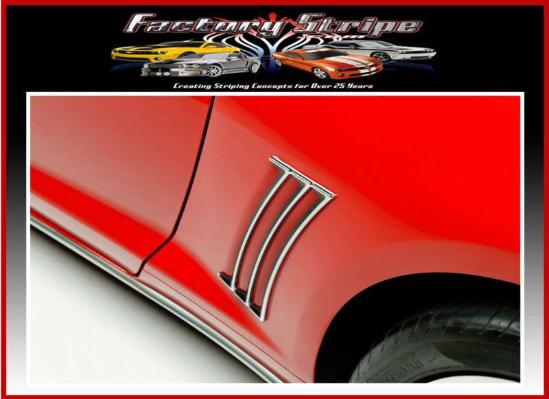 Camaro chome quarter molding set 2010 2012 2013 