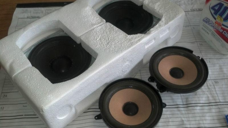 Porsche right and left loudspeaker-satin black (4x speakers)
