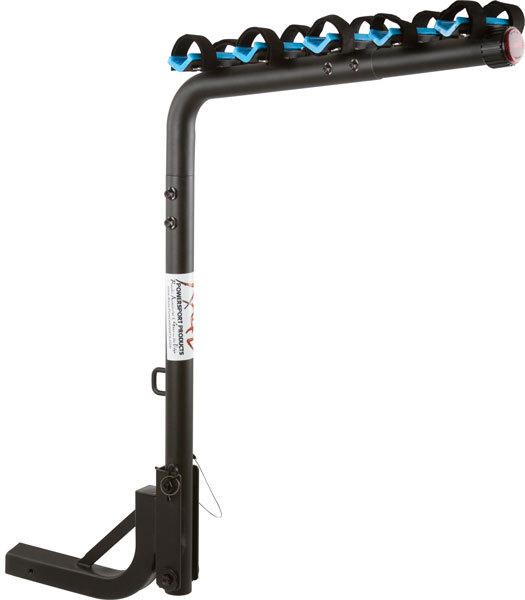 Blue devil 5 bike carrier bicycle rack-2" trailer hitch swing down (bc-7626-3+2)