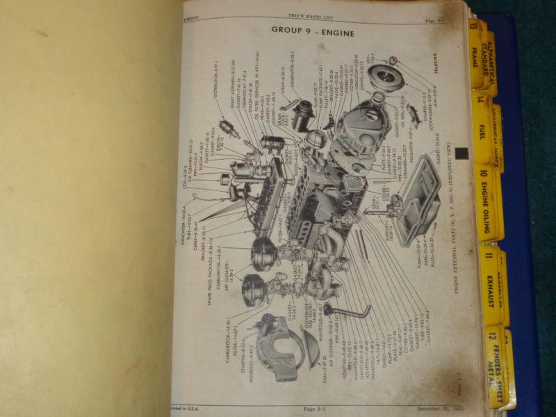 Sell 19471953 DODGE TRUCK PARTS BOOK / CATALOG / GOOD ORIGINAL BOOK