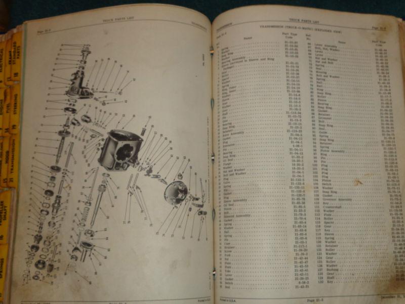 Sell 19471953 DODGE TRUCK PARTS BOOK / CATALOG / GOOD ORIGINAL BOOK