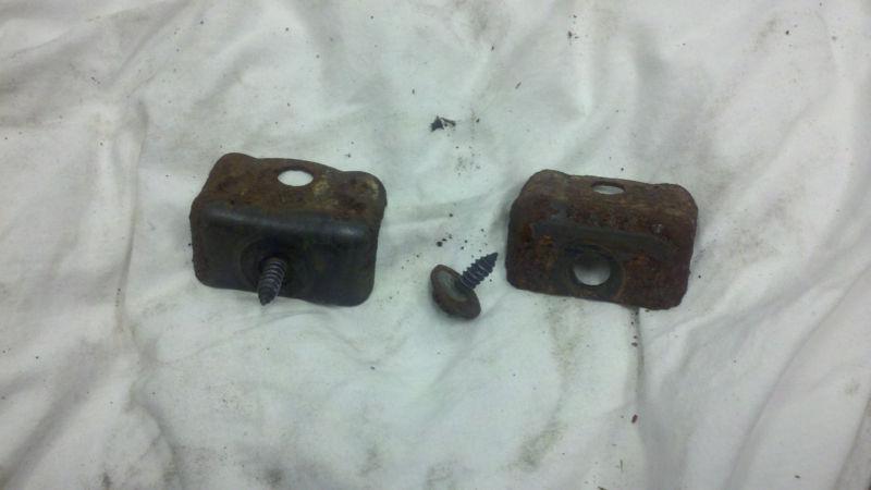 1971 72 Chevelle Malibu Headlight Extension to Radiator Support Brackets No Res, US $12.00, image 2