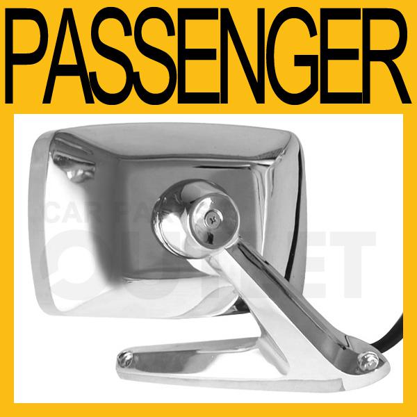 83-91 ford crown victoria right side mirror chrome manual remote grand marquis r