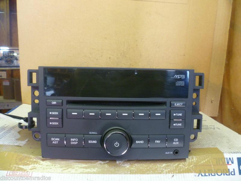 09-10 pontiac g3 am fm radio cd mp3 96989879 aux oem *