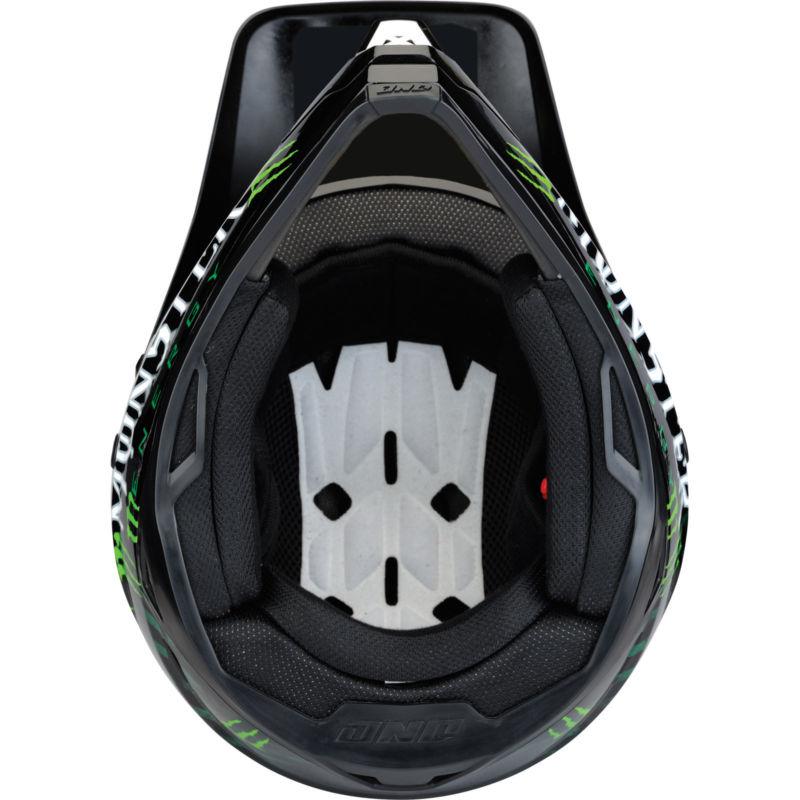 One Industries Monster Energy® Gamma Helmet Black Green Large Dirt MX NEW!, US $249.00, image 6