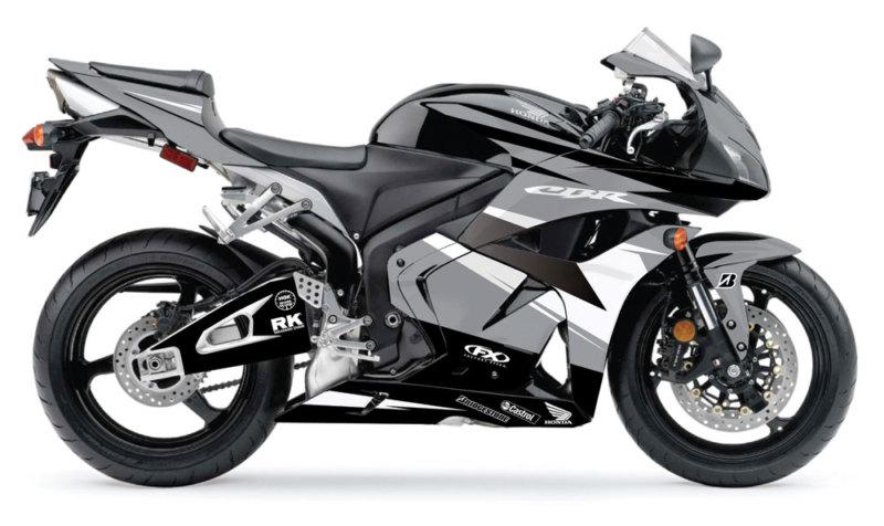 Factory effex ev-r full graphics kit - honda cbr 600rr - 2009-2012 --15-15312-bw