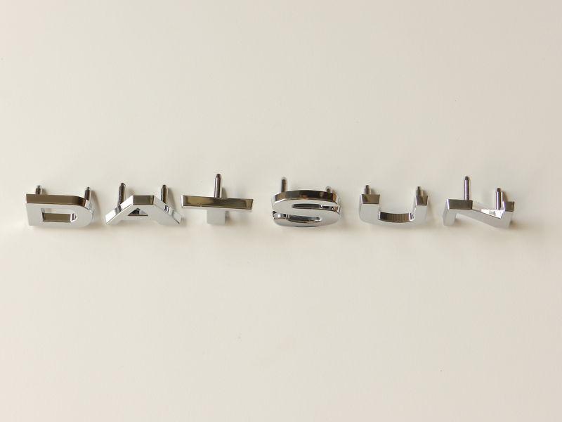 Datsun roadster new  d-a-t-s-u-n hood letters / emblems