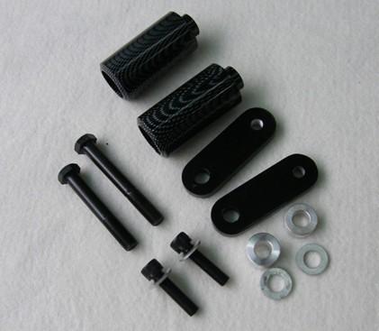 Carbon  no cut body fairing frame sliders for honda cbr1000 2004 2005 sliders