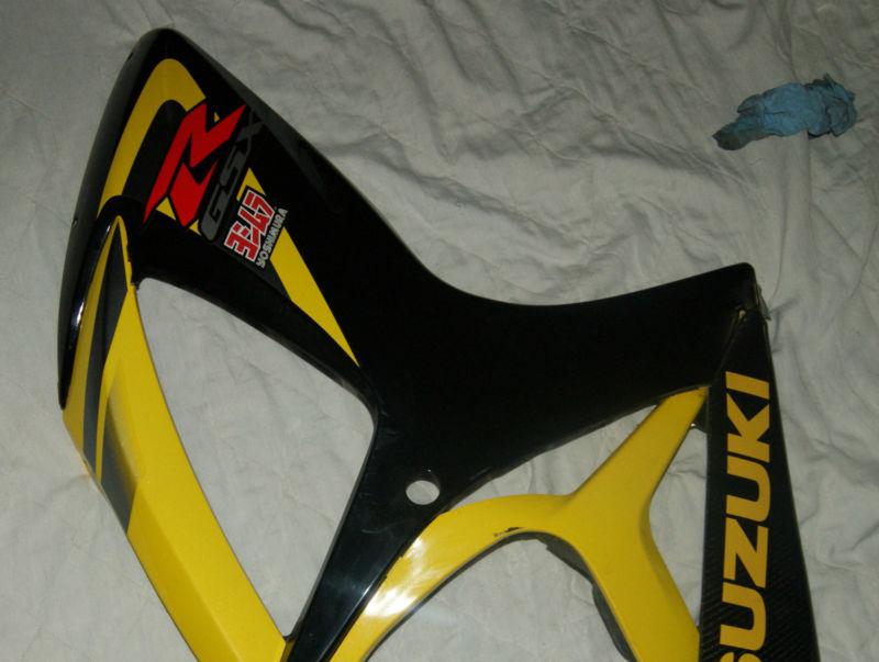 2006 2007 suzuki gsxr 600 600 750 right fairing black and yellow