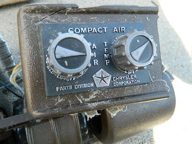 dodge chrysler mopar under dash ac air cond blower and evp compact air , US $25.00, image 3